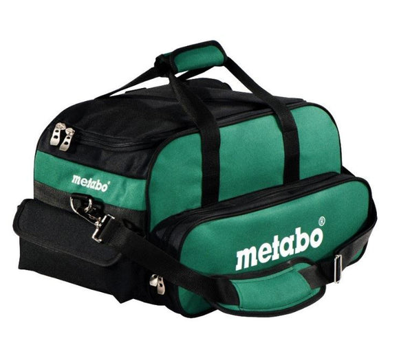 Metabo  Metabo Tool Bag - Small
Water-repellent and tear-proof polyester; Dimensions: 460 mm x 260 mm x 280 mm SMALL TOOL BAG