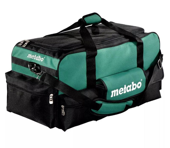 Metabo  Metabo Tool Bag - Large
Water-repellent and tear-proof polyester; Dimensions: 670 mm x 290 mm x 325 mm LARGE TOOL BAG