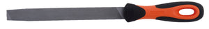 Bahco Mill saw file, 10", 25cm, 2SQE bastard, tapered, ergo handle