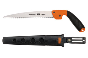 Bahco Pruning saw, hardpoint, plastic handle, JS toothing, open style holster