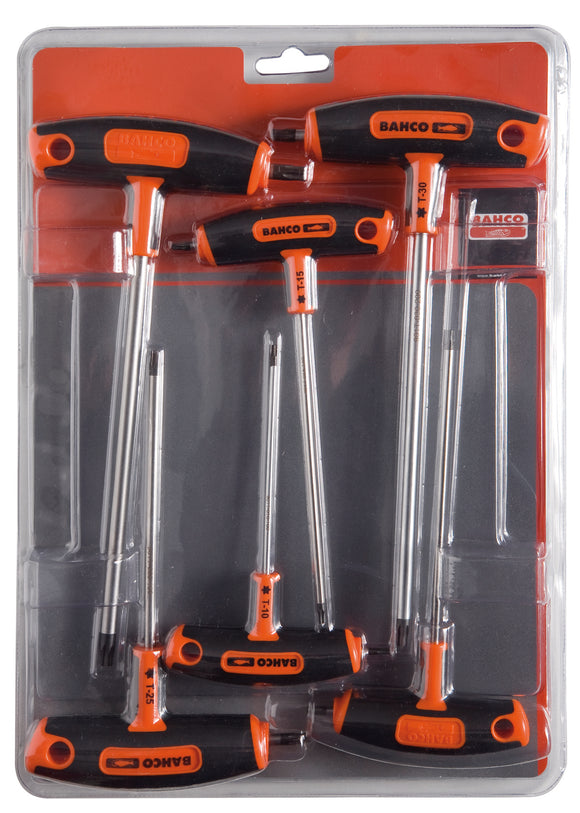 Bahco 6 piece T-Handle Torx Screwdriver Set