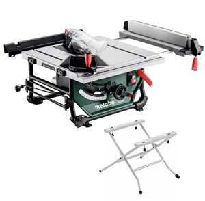 Metabo 1500W Table Saw TS 254 M with TSU Saw Stand