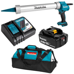 Makita 18V 600ml Caulking Gun 3.0Ah Kit DCG180FBX1