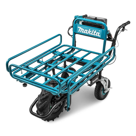 Makita 18Vx2 BRUSHLESS Wheelbarrow with pipe frame (199116-7) - Tool Only