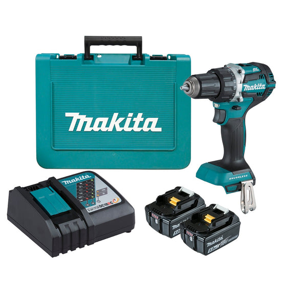 Makita 18V COMPACT BRUSHLESS Heavy Duty Driver Drill Kit