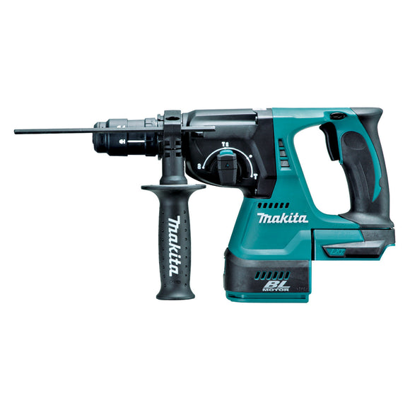 Makita 18V BRUSHLESS 24mm Rotary Hammer, Quick Change Drill Chuck - Tool Only