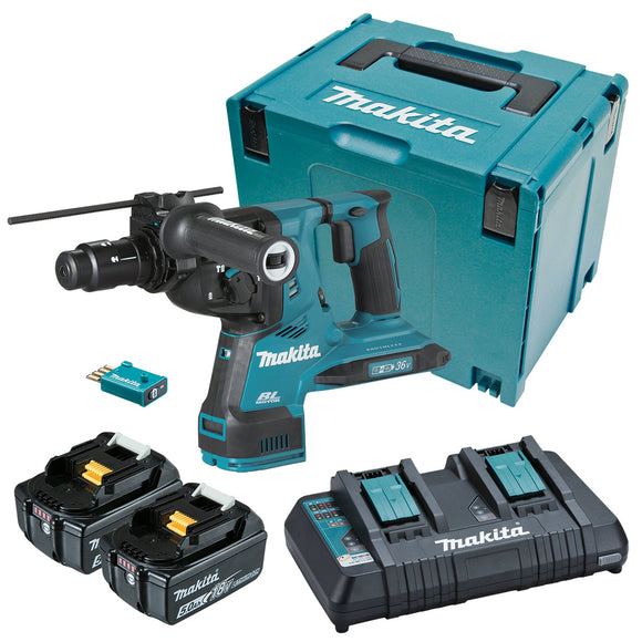 Makita 18Vx2 BRUSHLESS AWS 28mm SDS Plus Rotary Hammer Kit