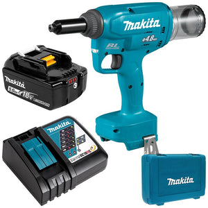 Makita 18V Brushless 4.8mm Rivet Gun Kit