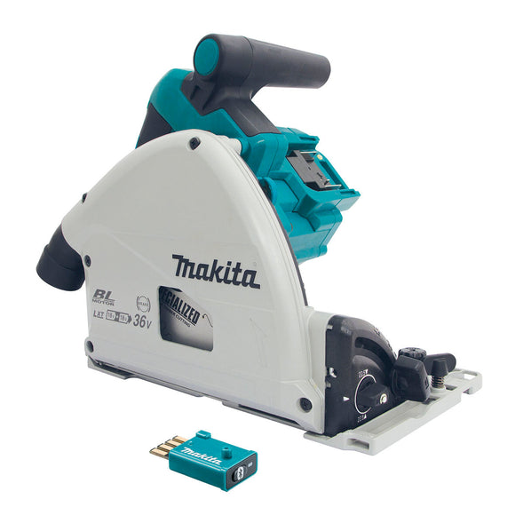 Makita 18Vx2 BRUSHLESS AWS 165mm Plunge Saw - Tool Only