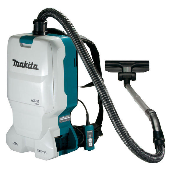 Makita 18Vx2 Brushless Backpack Vacuum