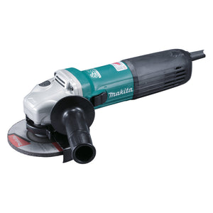 Makita 125mm (5") Angle Grinder, 1400W, Constant Speed Control, soft start, current limiter, anti-restart, variable speed, SJSII