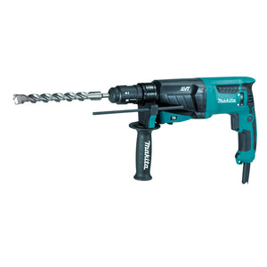 Makita 26mm SDS Plus Rotary Hammer, 800W, AVT, LED Joblight & Quick change chuck