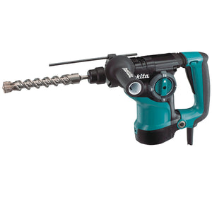Makita 28mm SDS Plus Rotary Hammer, 800W, LED Joblight, Quick change chuck & Carry case