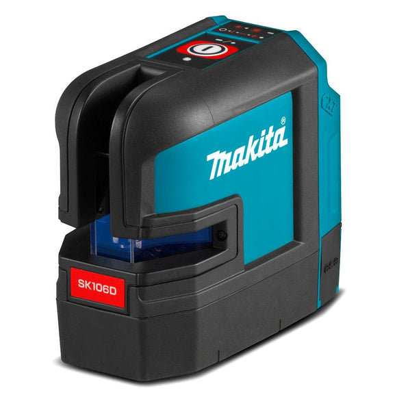 Makita 12V Max Red 4 Point Cross Line Laser (Lines - 1 Vertical, 1 Horizontal) - Tool Only