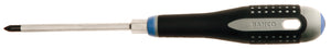Bahco ERGO handled Screwdriver,posidrive, 361mm, blade 200mm, No. 4