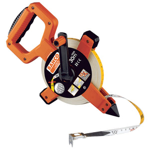 Bahco 50 metre, measuring tape, fibreglass blade, blade width 13mm