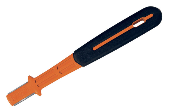 Bahco Sharpener, carbide, with rubber grip for secateurs/loppers
