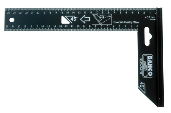 Bahco Square, 250mm, used for accurate marking of 45o & 90o angles.